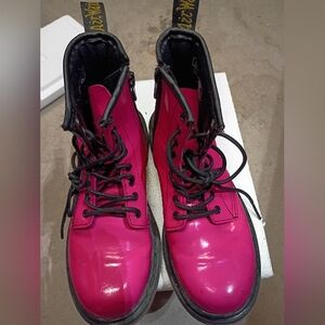 Doc Martens Hot Pink KIDS Boots SZ 2